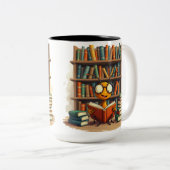 本の喜び ツートーンマグカップ (正面右)