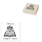 本の城 – 「この本は以下のものだ。」 ラバースタンプ (押印)