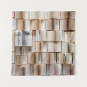 本の壁掛け タペストリー (正面)