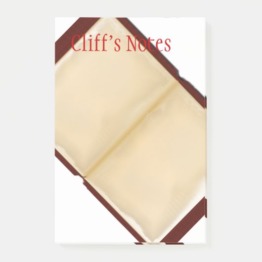 本の大きい後it®ノートを開けて下さい ポストイット (正面)