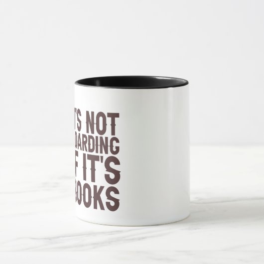 本の好きもしな人を隠せおもしろいない マグカップ (中央)