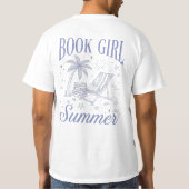 本の少女の夏Png Tシャツ (裏面)