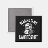 本の山 読書 クール メンズ レディース キッズ  マグネット (正面/裏面)
