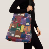 本の常習者のコラージュ クロスボディバッグ (クローズアップ)