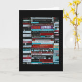 本の年代物のポスター カード (黄色い花)