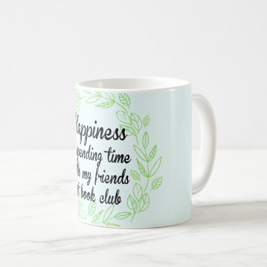 本の幸福の友人のBibliophileの本の虫 コーヒーマグカップ (正面右)