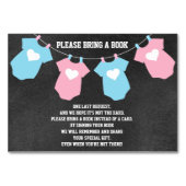 本の性を明らかにします黒板のベビーシャワーを持って来て下さい テーブルナンバー (正面)