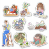 本の恋人のシール シール (正面)