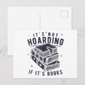 本の恋人の読者もしを保持していない ポストカード (正面/裏面)