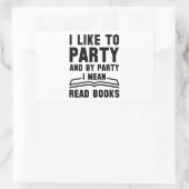 本の意読味だ 長方形シール (バッグ)