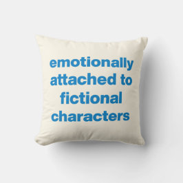 本の愛おもしろい情感情引用文ユーモア本のような青 クッション