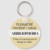 本の愛おもしろい者ギフトブックリーダー キーホルダー (正面)