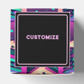 本の愛のためのピンクのハート フェイバーボックス (上部)