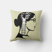 本の愛好家の本読書図書館 クッション (裏面)