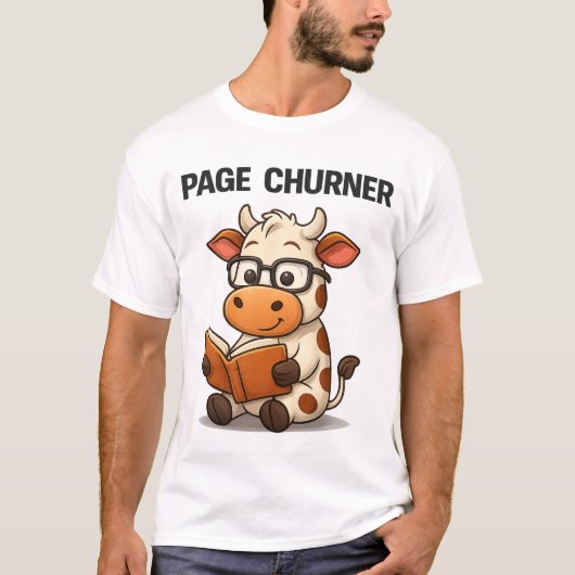 本の愛好家へ Tシャツ (正面)