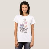 本の愛好家ガチョウ Tシャツ (正面フル)