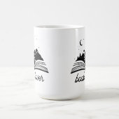 本の愛好家 コーヒーマグカップ (中央)
