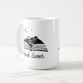 本の愛好家 コーヒーマグカップ (正面左)