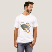 本の愛好家 Tシャツ (正面フル)
