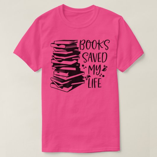 本の愛救者のための私の人生T Th Tシャツ (デザイン正面)