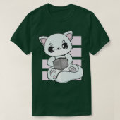 本の愛読者と天秤座のための本のための北極圏 Tシャツ (デザイン正面)