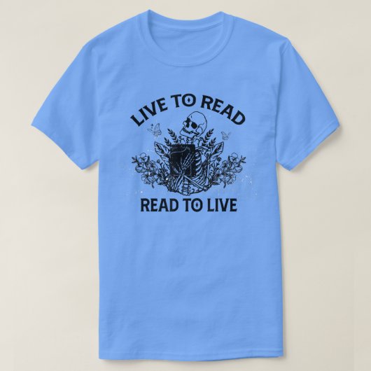 本の愛読者のTBのライブ読toライブ Tシャツ (デザイン正面)