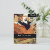 本の愛読者へ 読者からの返事 でも予定が入ってるんです ポストカード (スタンド正面)