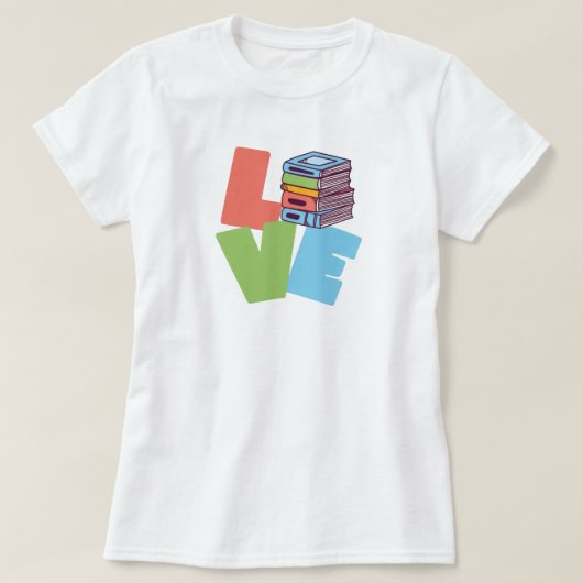 本の愛Tシャツ Tシャツ (デザイン正面)