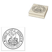 本の所有者用ゴムスタンプ ラバースタンプ (押印)