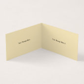 本の折目の名刺の蜜蜂 名刺 (内部)