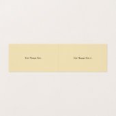 本の折目の名刺の蜜蜂 名刺 (内部フラット)