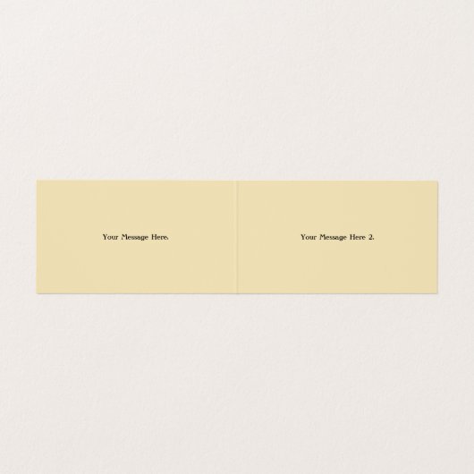 本の折目の名刺の蜜蜂 名刺 (内部フラット)