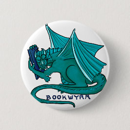 本の抱擁Bookwyrm 缶バッジ