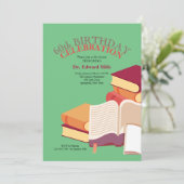 本の招待状の積み重ね 招待状 (スタンド正面)