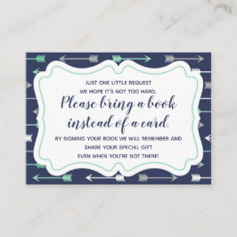 本の挿入物カードを持って来て下さい エンクロージャーカード