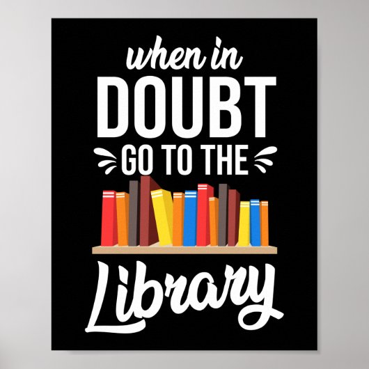 本の文読書が疑わしいときに行く ポスター (正面)