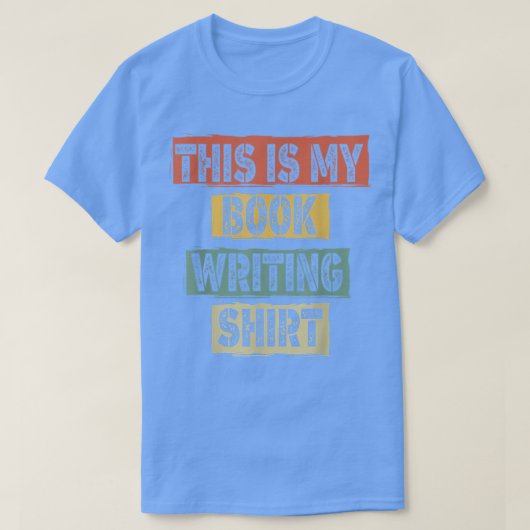 本の書作者または本好き Tシャツ (デザイン正面)