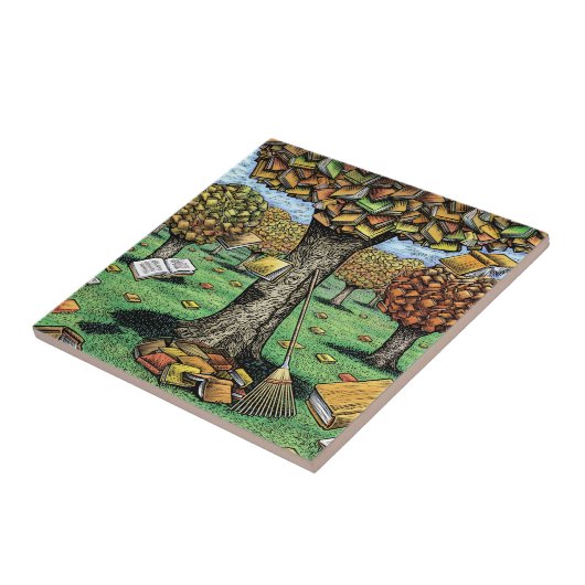 本の木のタイル タイル (側面)