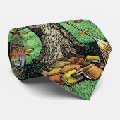 本の木のタイ ネクタイ (ロール)