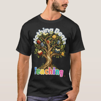 本の木の教師ギフト 教えることの喜びを讃えて Tシャツ