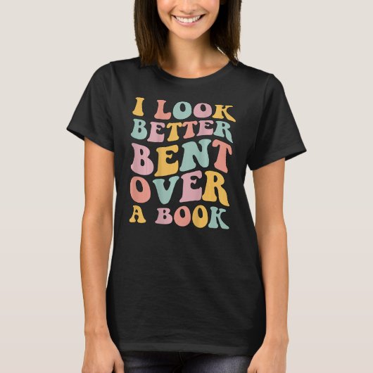 本の本に腰を入れたほうが好読い Tシャツ (正面)