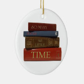 本の本の作家の作家の小説家の読者のオーナメント セラミックオーナメント (右)