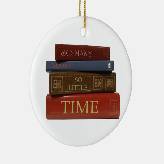 本の本の作家の作家の小説家の読者のオーナメント セラミックオーナメント (右)