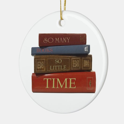 本の本の作家の作家の小説家の読者のオーナメント セラミックオーナメント (左)