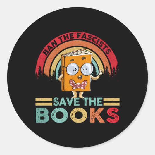 本の本の本の本救をファシストに禁止する ラウンドシール (正面)
