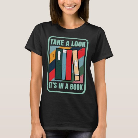 本の本の虫の中で見読る1 Tシャツ (正面)