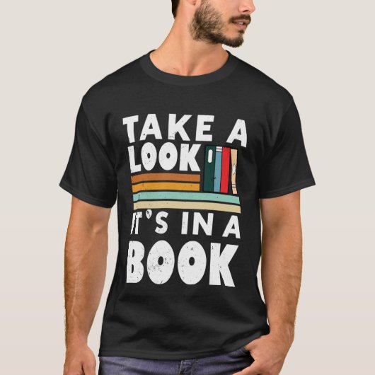 本の本の虫の中で見読る8 Tシャツ (正面)