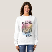 「本の本好きのスワ読ートシャツは後悔してない スウェットシャツ (正面フル)