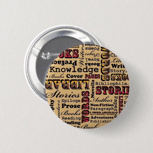 本の本！ 缶バッジ (正面&裏面)