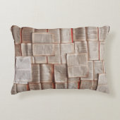 本の枕 アクセントクッション (正面)